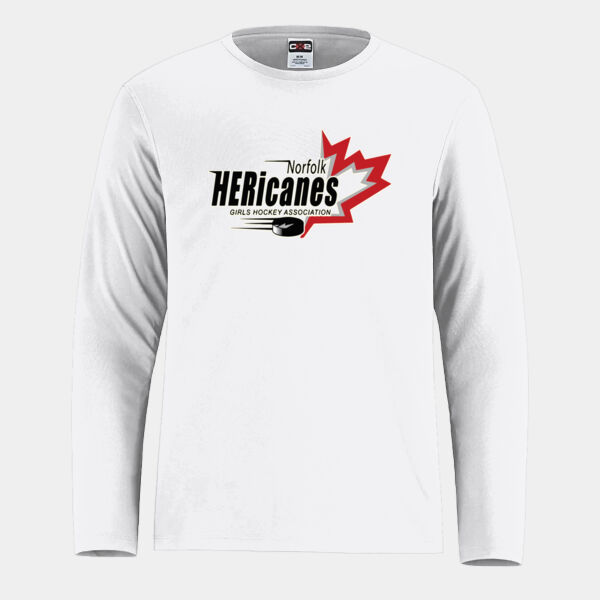 Adult Performance Long Sleeve Crewneck T-Shirt Thumbnail